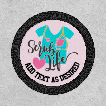 Personlig Scrubs Nurse Badge SCrub Life