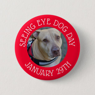 Personlig Se Öga Hund Dag 29 januari-knapp Knapp