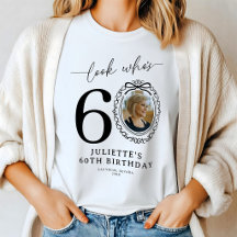 Personlig "Se Vem Som Fyller 60" Foto Födelsedags-