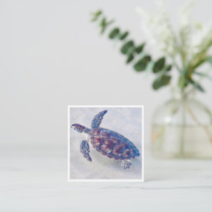 Personlig Sea turtle mini notecards Anteckningskort