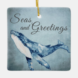Personlig Seas och Hälsning Valval Jul Julgransprydnad Keramik