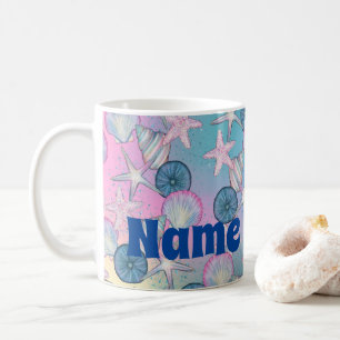 Personlig Seaside Beach Design Coffee Mugg