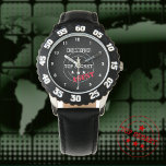 Personlig Secret Agent Armbandsur<br><div class="desc">Till och med hemliga agent måste säga det. En underbar gåva för barn i personligen under täckmantel av bevakningen i agent kommer säkert att vara slå med vilken spion som helst.</div>