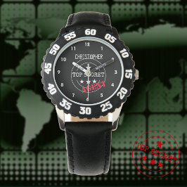 Personlig Secret Agent Armbandsur