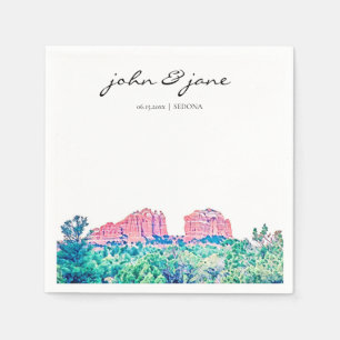 Personlig Sedona Arizona Napkins Pappersservett