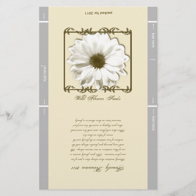 Personlig Seed Packet (Framsida)