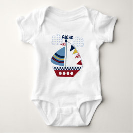 Personlig "Segelvägen/Nautisk sjöfart/båt/baby Shi Tee Shirt