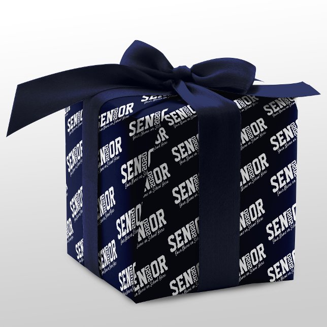 Personlig Senior Block Brev, klass 2020 Presentpapper (Skapare uppladdad)