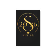 Personlig Seniorklass 2026 Namn Examen Konst