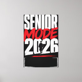 Personlig Seniorläge 2026 Examenstuderande Canvastryck