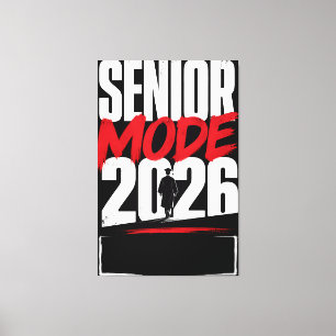 Personlig Seniorläge 2026 Examenstuderande Canvastryck