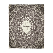 Personlig Sepia Toned Träd Gren Mandala