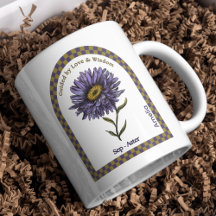 Personlig September födelsemånadsblomma