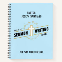 Personlig Sermon Skriver anteckningsbok
