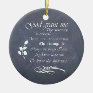 Personlig Service Prayer Chalkboard-gåvor Julgransprydnad Keramik
