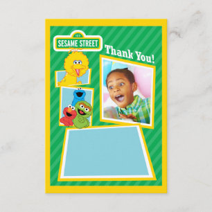 Personlig Sesame Street Pals Birthday Kort