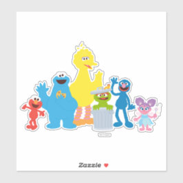 Personlig Sesame Street-tecken Klistermärken