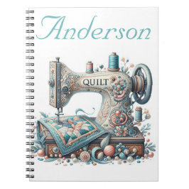 Personlig Sewing Maskin Anteckningsbok