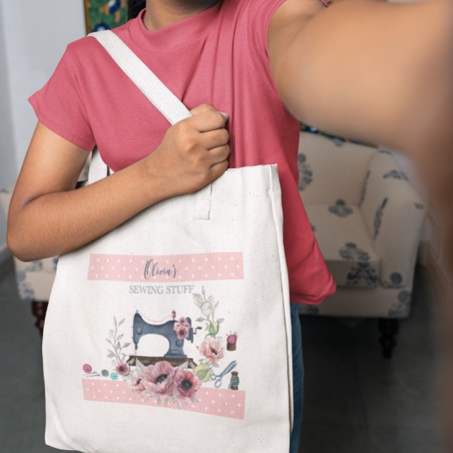 Personlig Sewing Saker Tote Tygkasse (Skapare uppladdad)