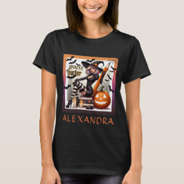 Personlig Sexy Spooky Teacher Halloween fest T Shirt