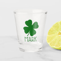 Personlig Shamrock Klöver Löv Enkel Grönt