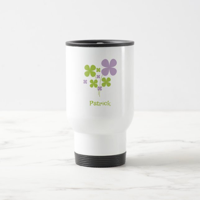 Personlig Shamrock-mugg Resemugg (Center)