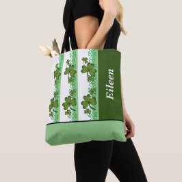 Personlig Shamrock & Rand ska Tote Bag Tygkasse