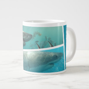 Personlig Sharks Australia Ocean Photo Collage Jumbo Mugg