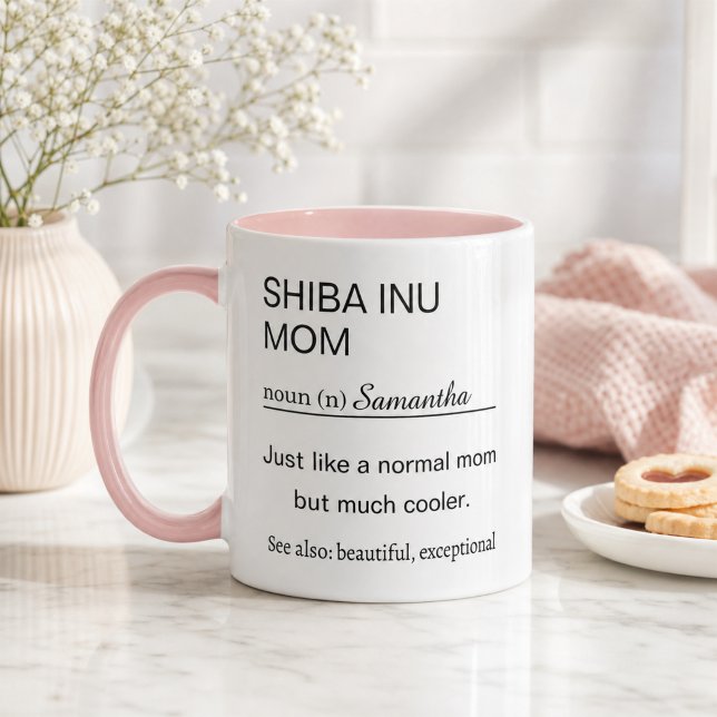Personlig Shiba Inu Mamma Mugg (Skapare uppladdad)