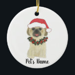 Personlig Shih Tsu (Blonde Tan Golden)<br><div class="desc">Gör den trevliga listan i år med ett namn på din favoritshih tzu-elf!</div>