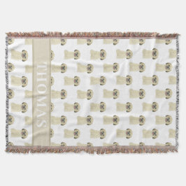 Personlig Shih Tzu (blond gyllenbrun) Brun Filt