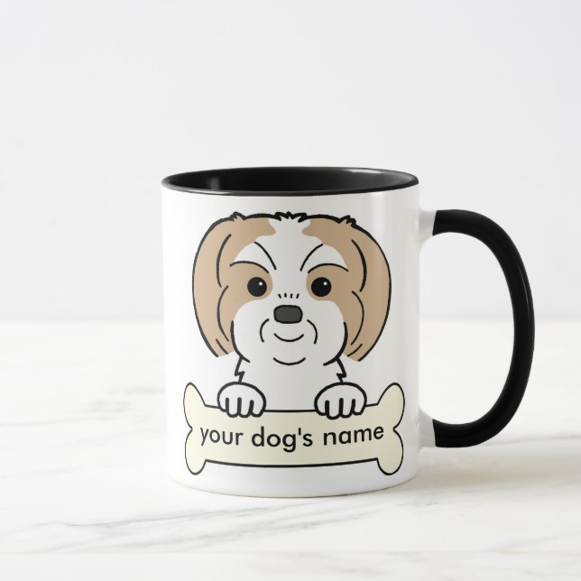 Personlig Shih Tzu Mugg (Höger)