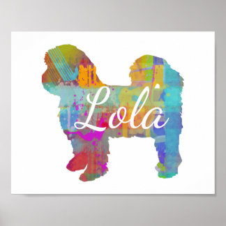 Personlig Shihtzu Shih-Tzu (Kort HERD) Poster