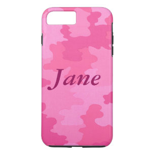 Personlig Shock rosa Camouflage iPhone 7 Fodral