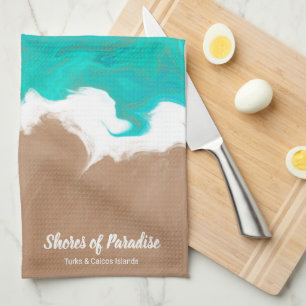 Personlig Shores of Paradise Beach Kökshandduk