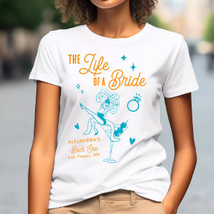 Personlig Showgirl Bach Era Brud Möhippa T Shirt