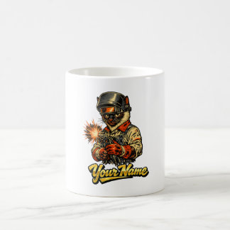Personlig Siamkattsvetsarekaffemugg Kaffemugg