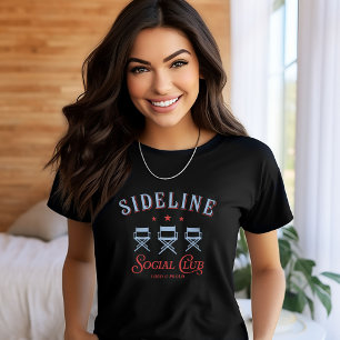 Personlig Sideline Social Klubb Sports Mamma T Shirt