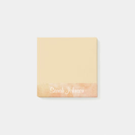 Personlig sidflik med namn post-it block