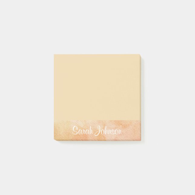 Personlig sidflik med namn post-it block (Framsida)