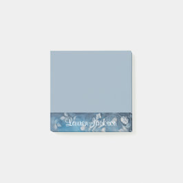 Personlig sidflik med namn post-it block