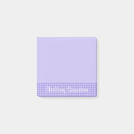 Personlig sidflik med namn post-it block