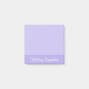 Personlig sidflik med namn post-it block