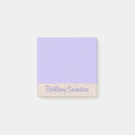Personlig sidflik med namn post-it block