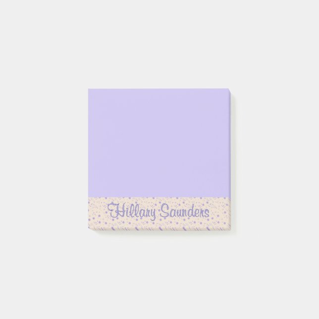 Personlig sidflik med namn post-it block (Framsida)
