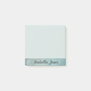Personlig sidflik med namn post-it block