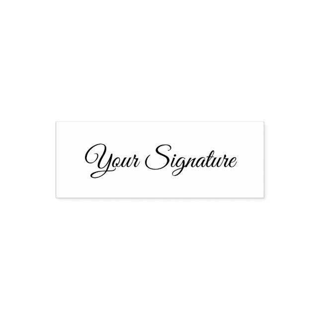 Personlig signatur självfärgande stämpel (Design)