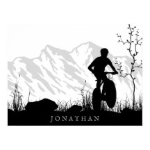 Personlig Silhouette Mountain Bike