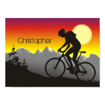 Personlig Silhouette Mountain Bike