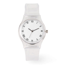 Personlig Silikonband rensa Armbandsur